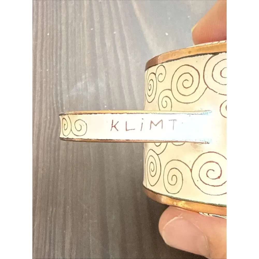 Collectable Klimt Enameled Miniature Teapot